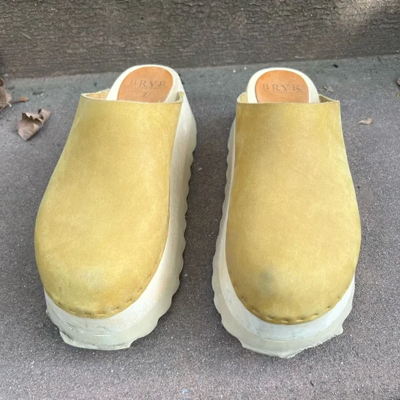 Bryr Chonk in Fennel - Platform Clogs sz7 - Picture 6 of 6
